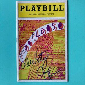 Signed Playbill Footloose Jeremy Kushnier Jennifer Laura Thompson DEE HOTY 1999